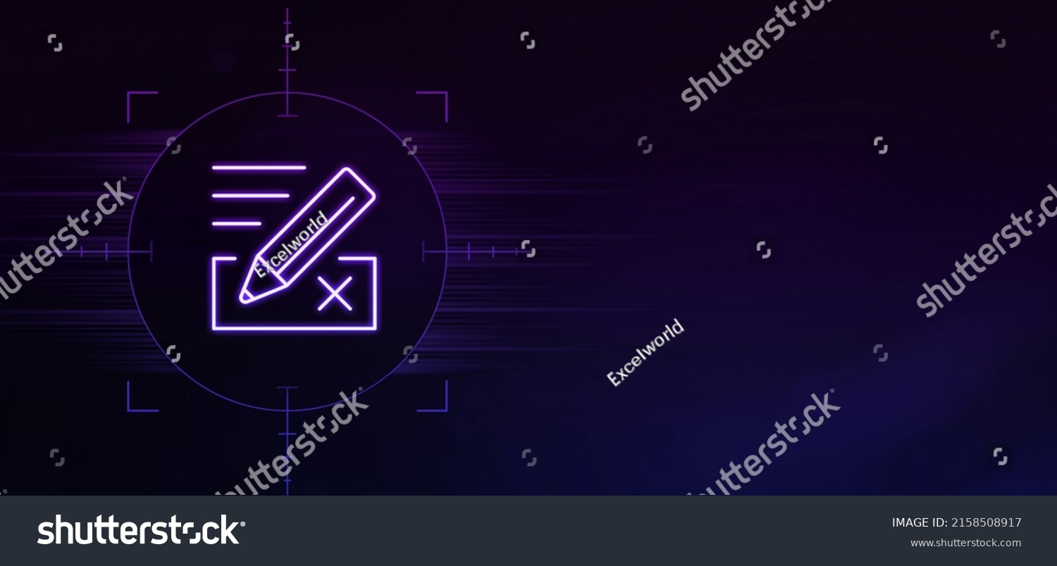 3d Bad Spelling Grammar Icon Neon Stock Illustration 2158508917 ...