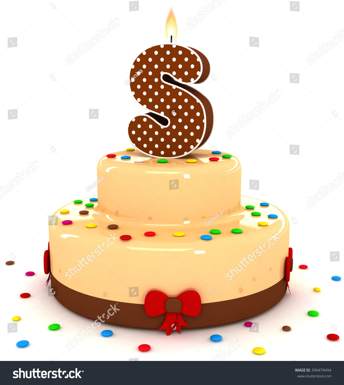 Royalty Free Stock Illustration Of 3 D Cute Letter S Rendering