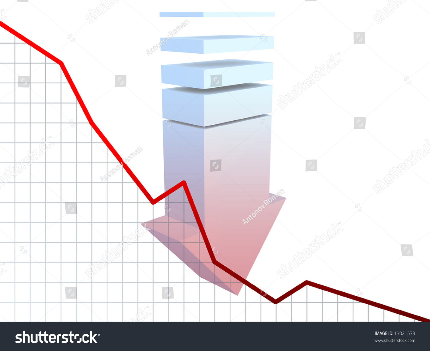 3d Diagram Stock Illustration 13021573 