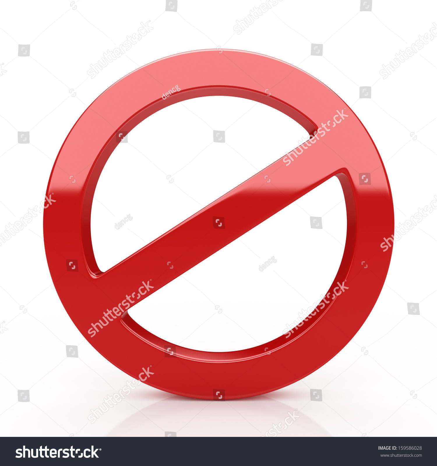 3d Forbidden Sign Isolated On White Stock Illustration 159586028 Shutterstock 1764