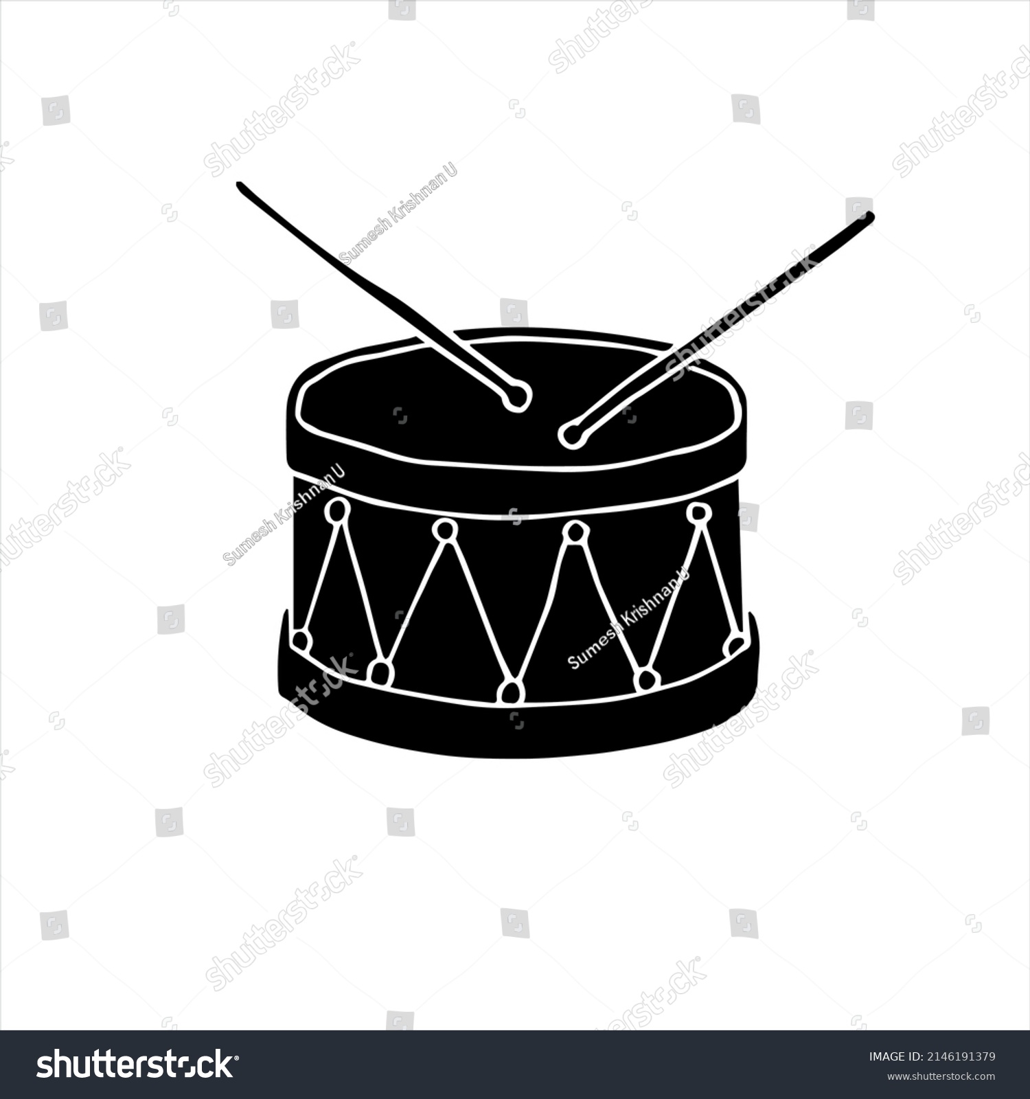 3d Illustration Drum Graphic Design Logo Stock Illustration 2146191379 ...