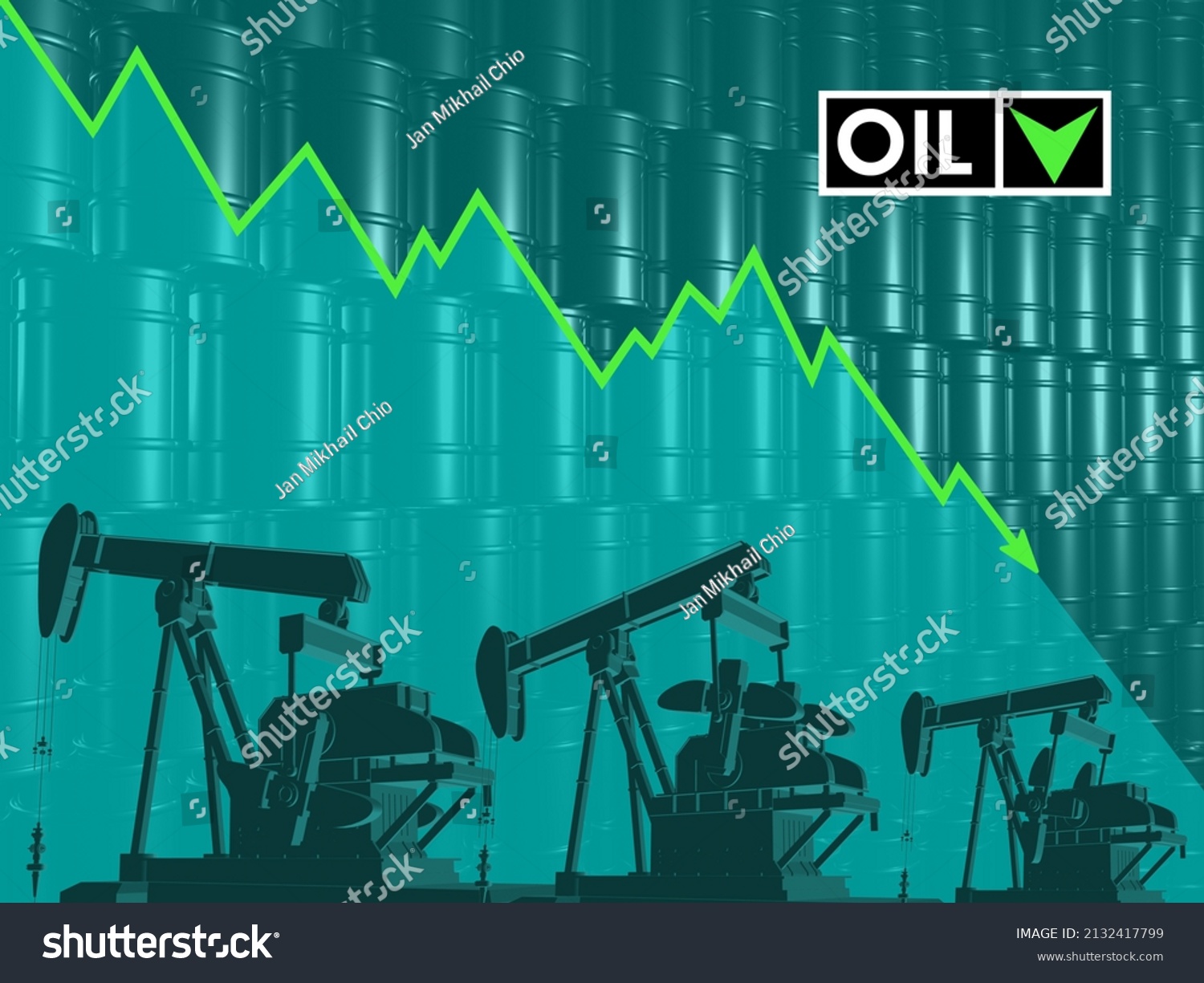 3d-illustration-oil-rigs-chart-that-stock-illustration-2132417799