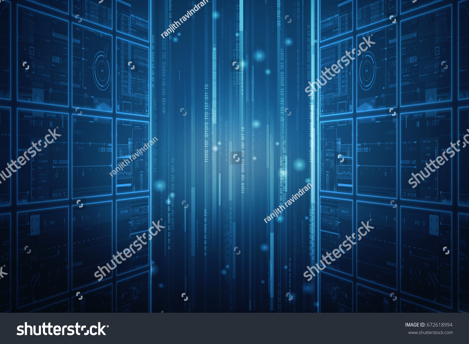 2d Illustration Technology Background Stock Illustration