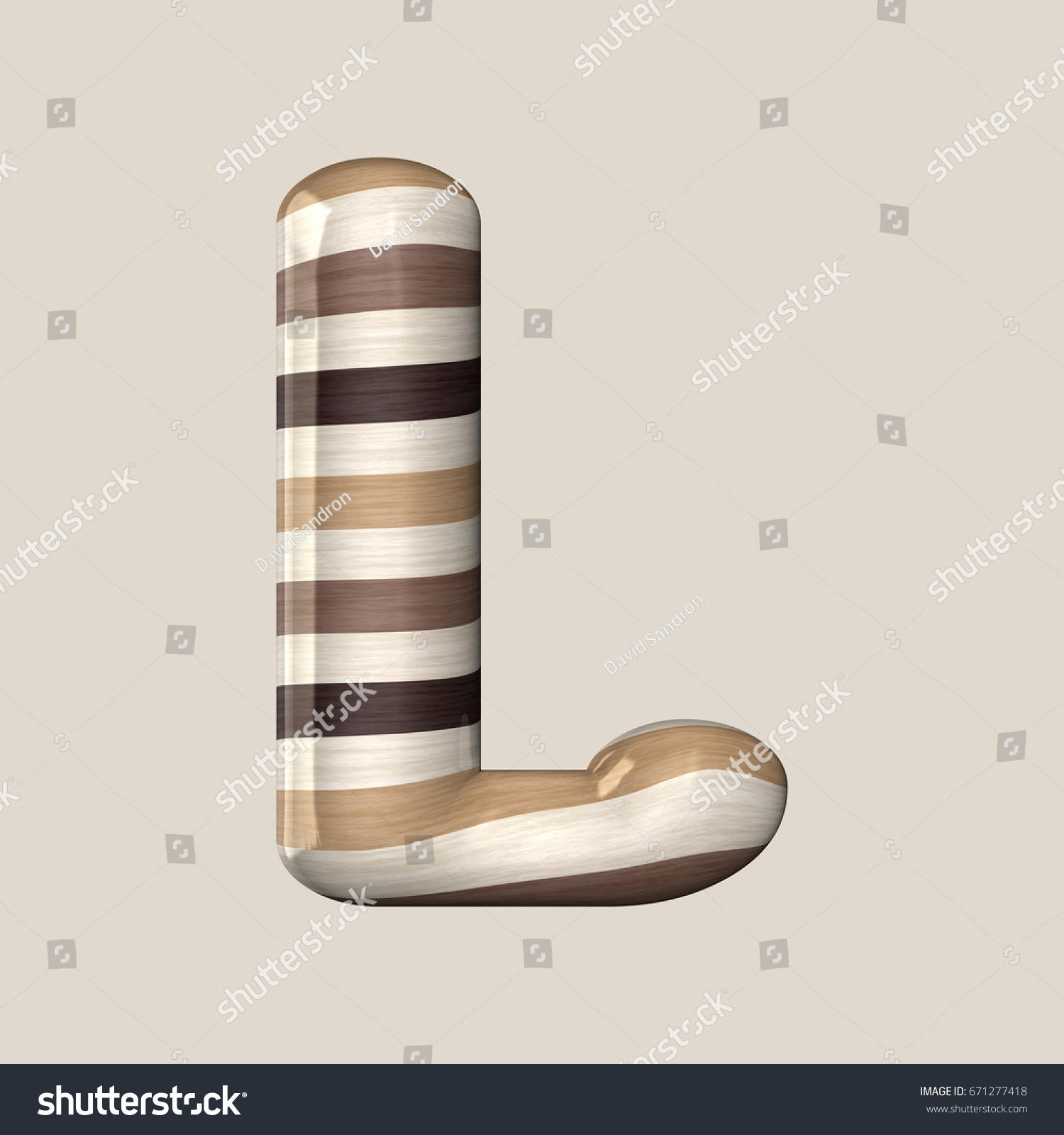 3D Letter L Mocha Coffee Colors Concept Isolated With Clipping Path 3D Letter L Mocha Coffee Colors Concept Isolated With Clipping Path