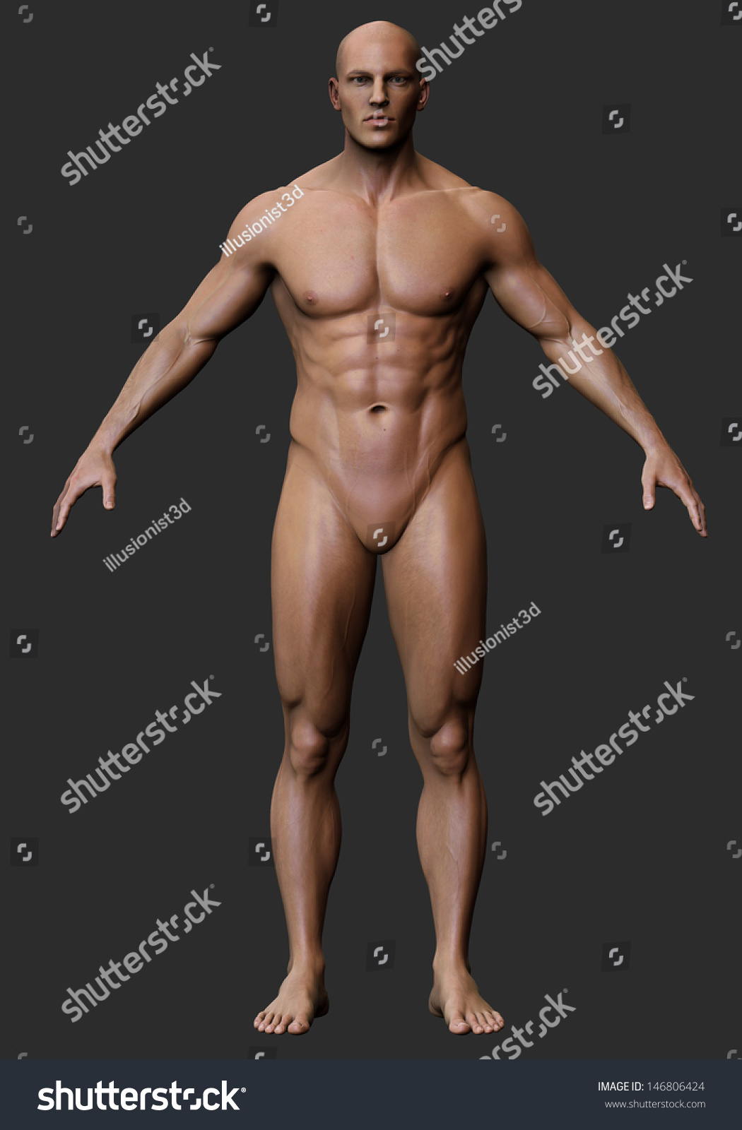 Man Nude Body 68