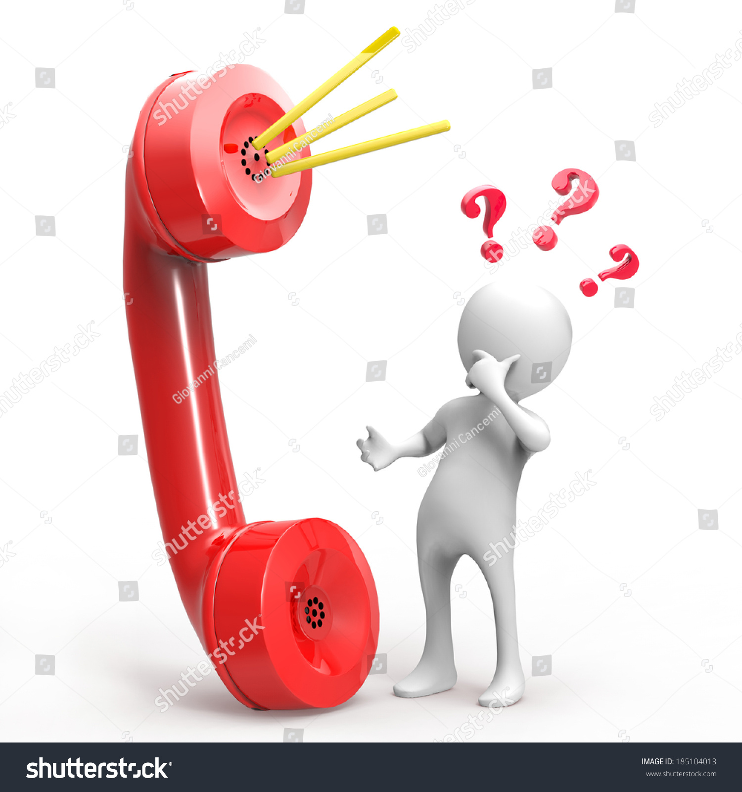 telephonic interview clipart