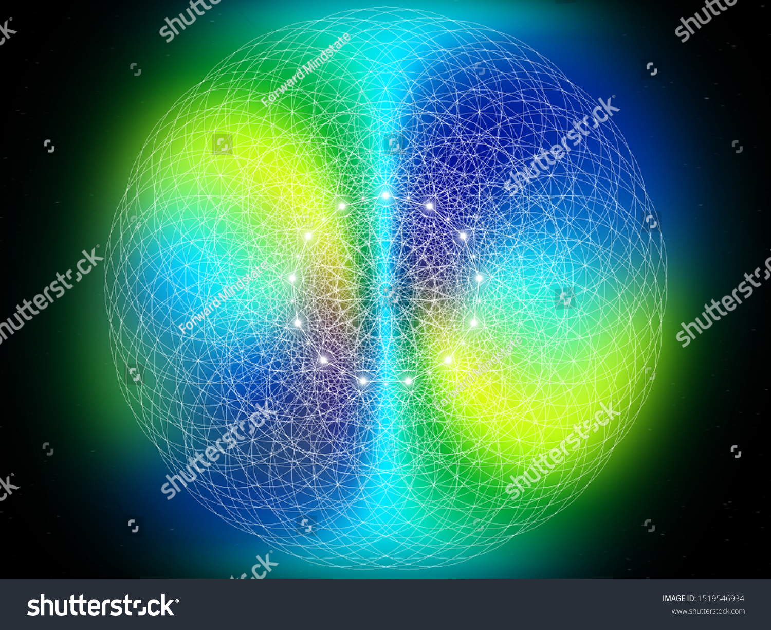 Download 3d Mandala Sacred Geometry Toroid Vortex Stock Illustration 1519546934