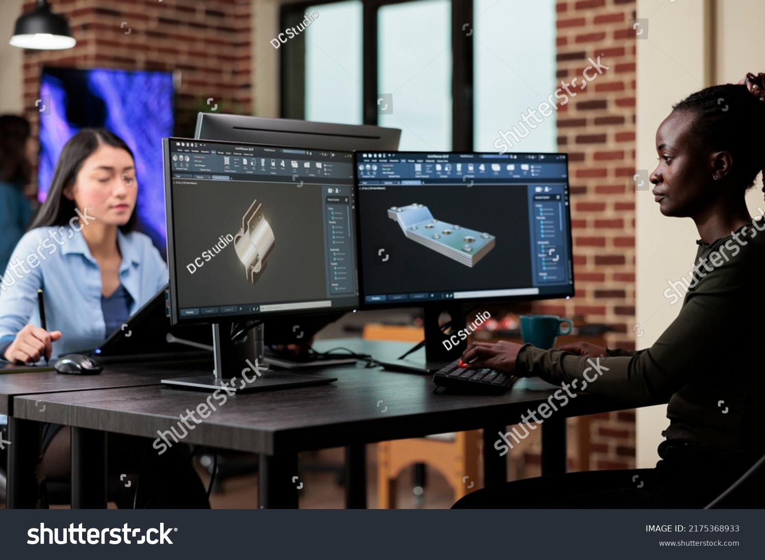 3d Model Artist Rendering Professional Scene Stock Photo 2175368933 ...