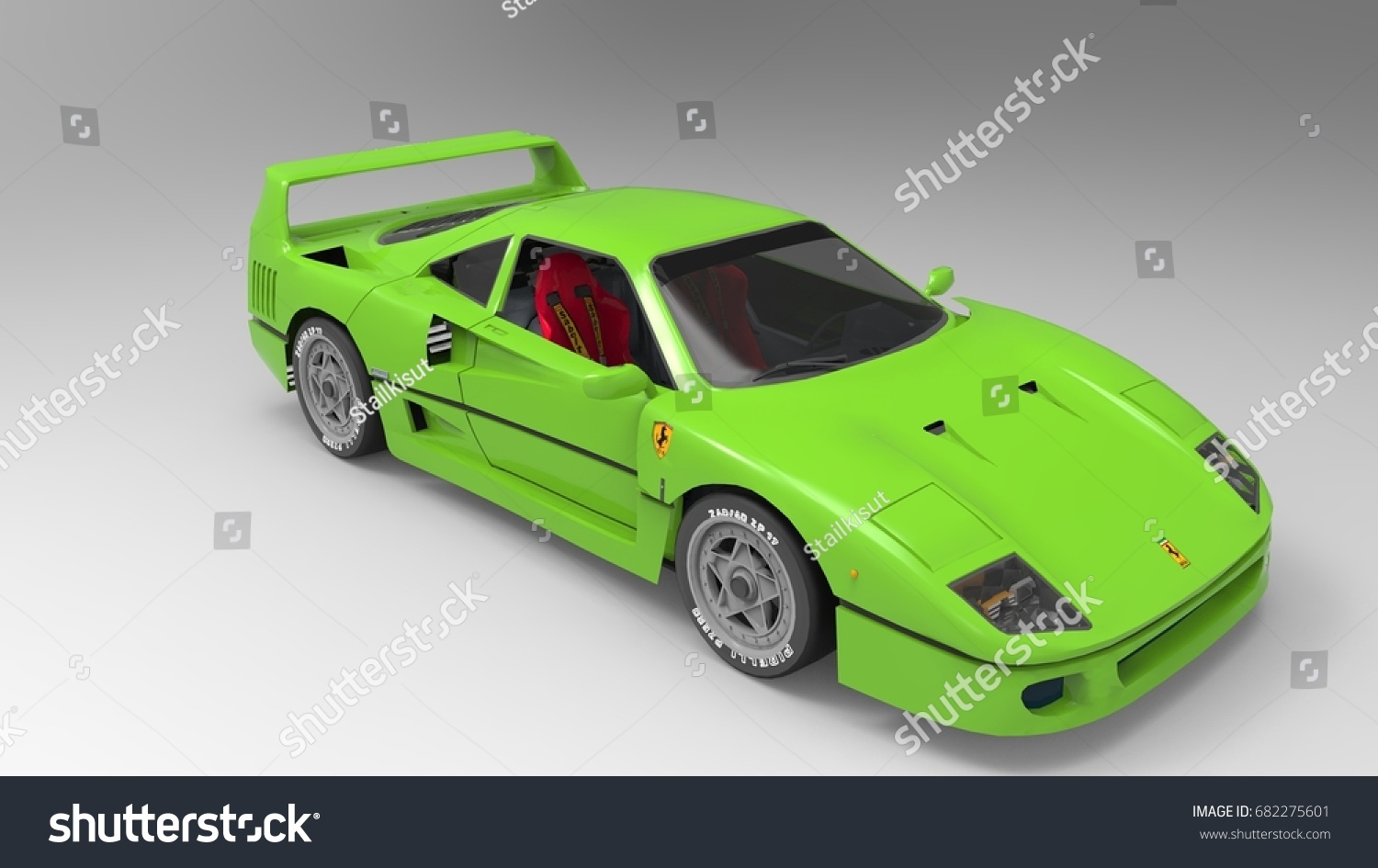 3 d model very cool car stock illustration 682275601 shutterstock