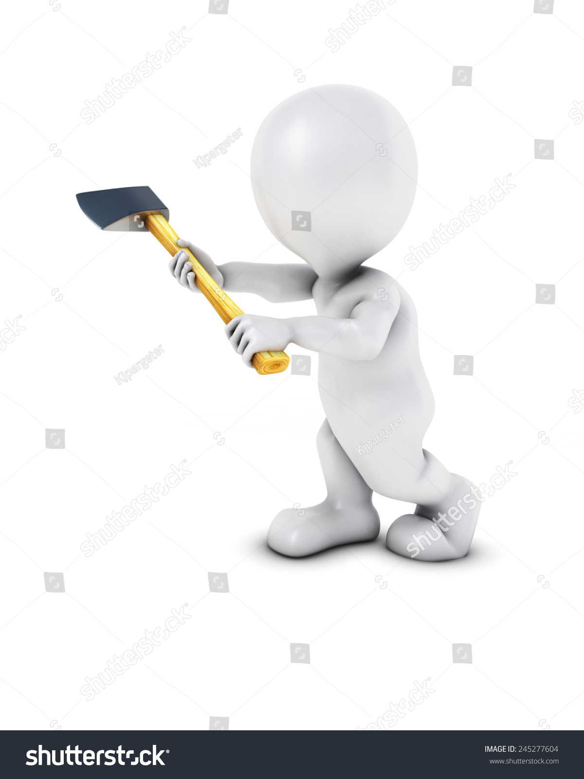 Man swinging oar photo 338