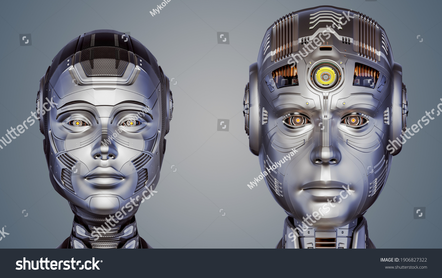 6,358 Male robot face Images, Stock Photos & Vectors | Shutterstock