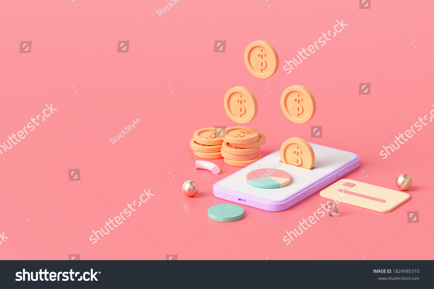 3d-render-online-money-transfer-payment-stock-illustration-1824985310