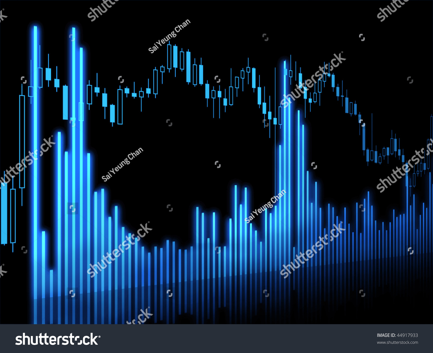 3d Render Stock Market Graph Stock Photo 44917933 : Shutterstock