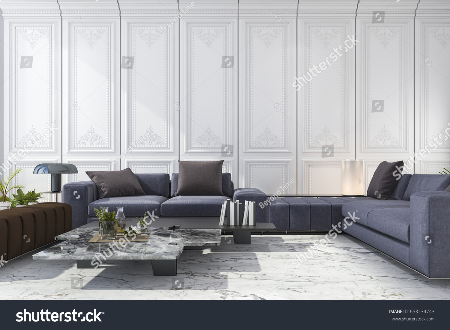 3d Rendering Blue Brown Sofa Set Stock Illustration 653234743 3d Rendering Blue Brown Sofa Set Stock Illustration 653234743