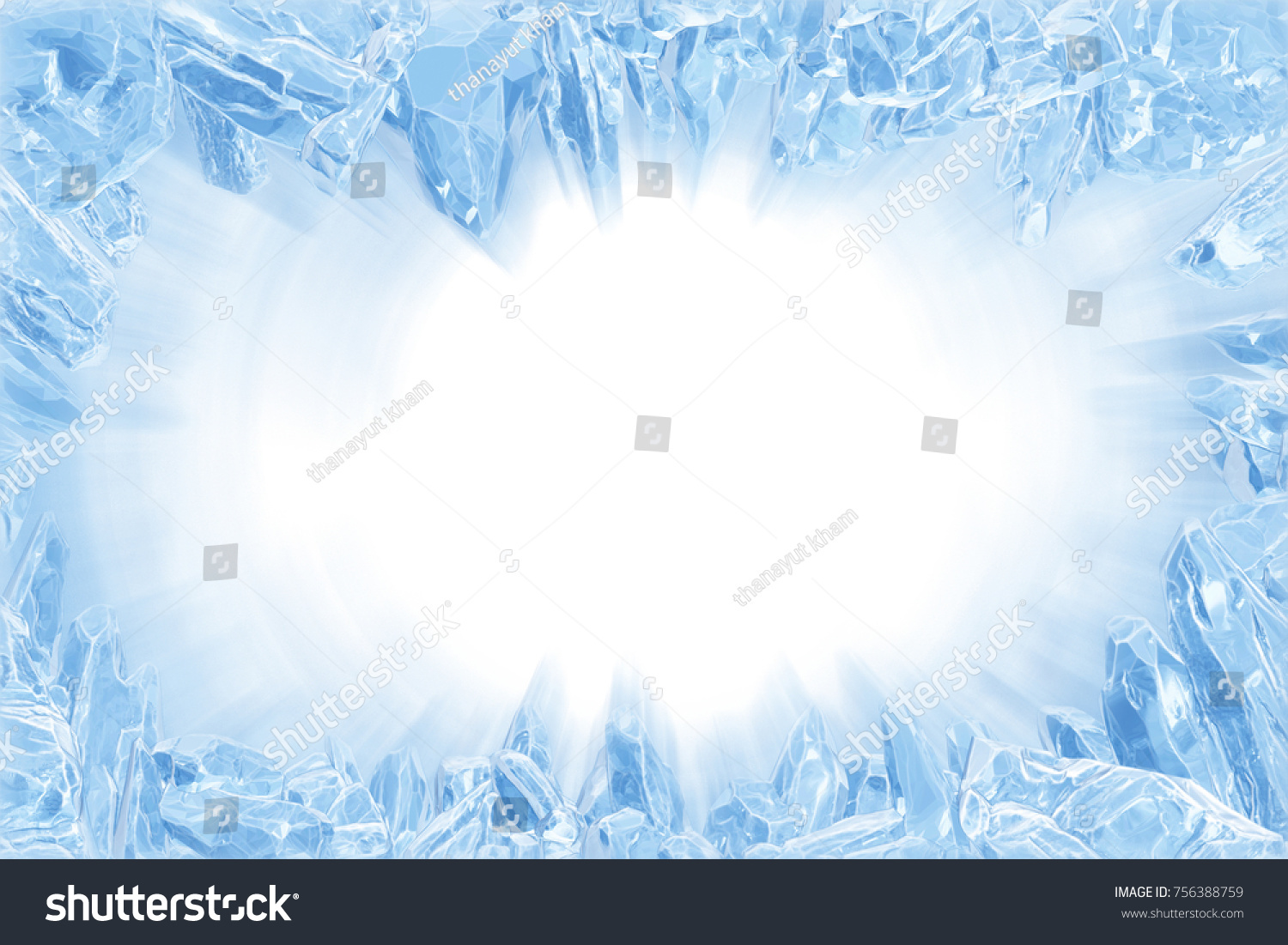 Illustration De Stock De Rendu 3d Mur De Glace En 756388759