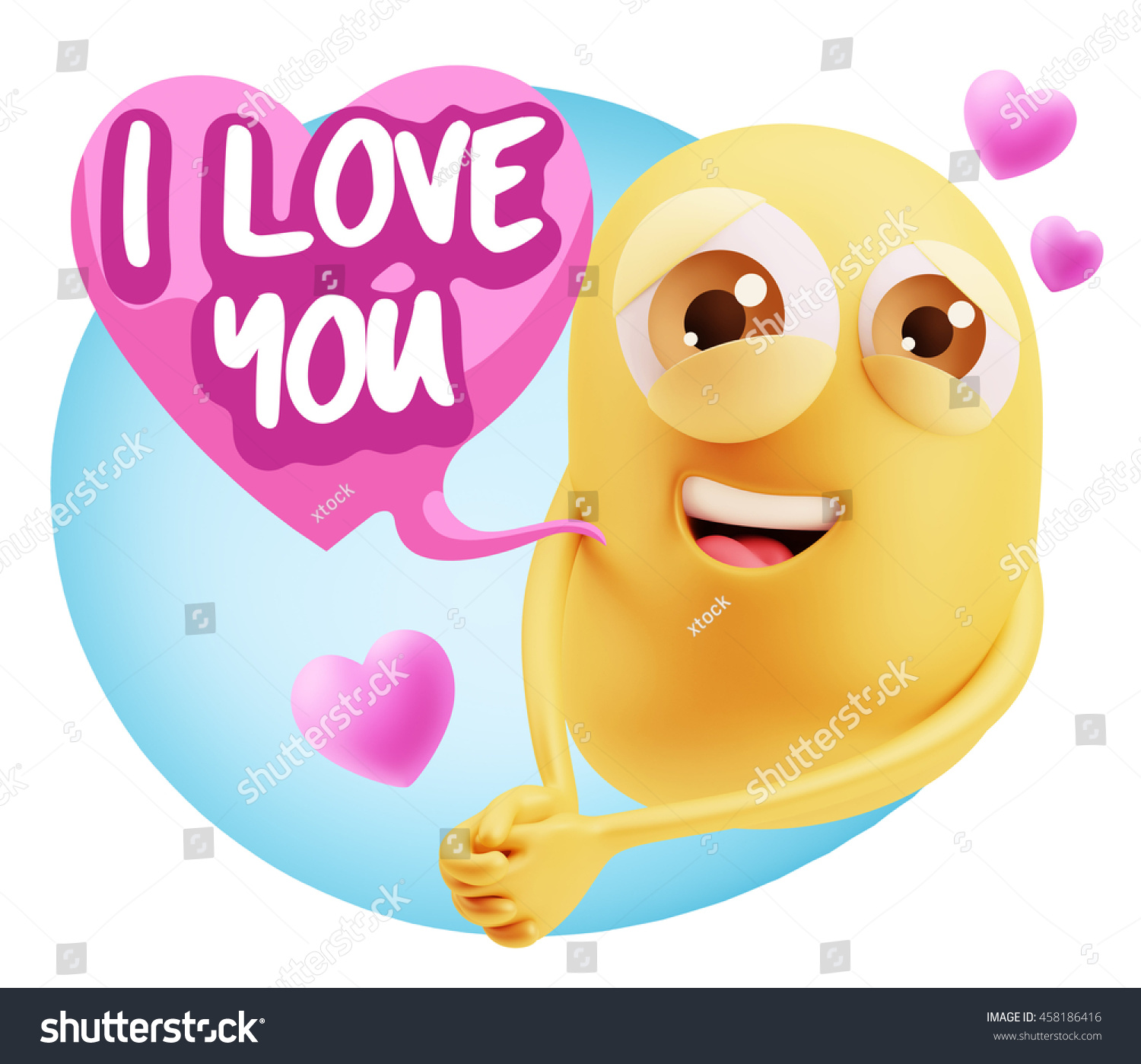 I love you emoji