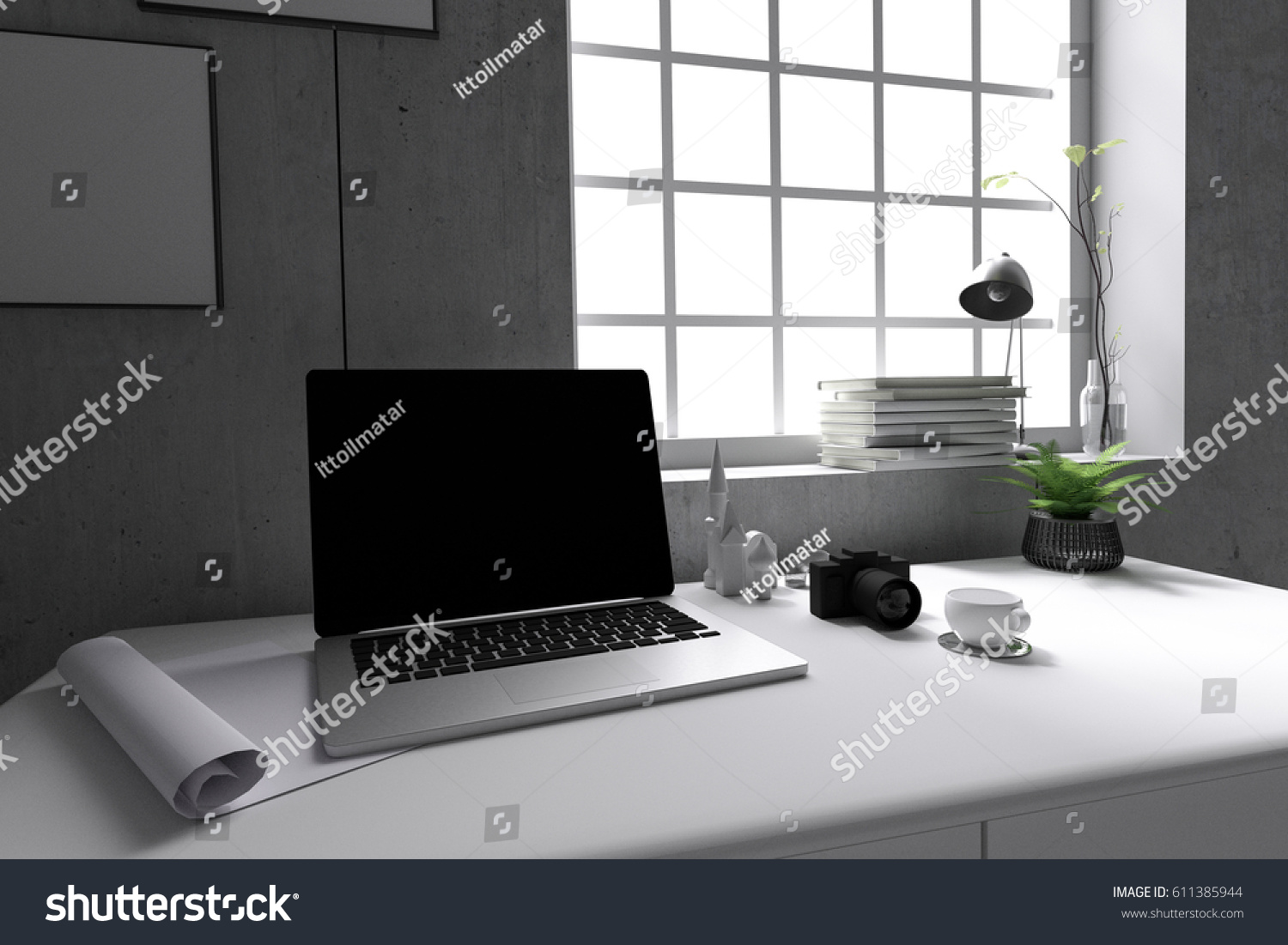 3 D Rendering Illustration Modern Interior Creative Stock ... 3 D Rendering Illustration Modern Interior Creative Stock ...