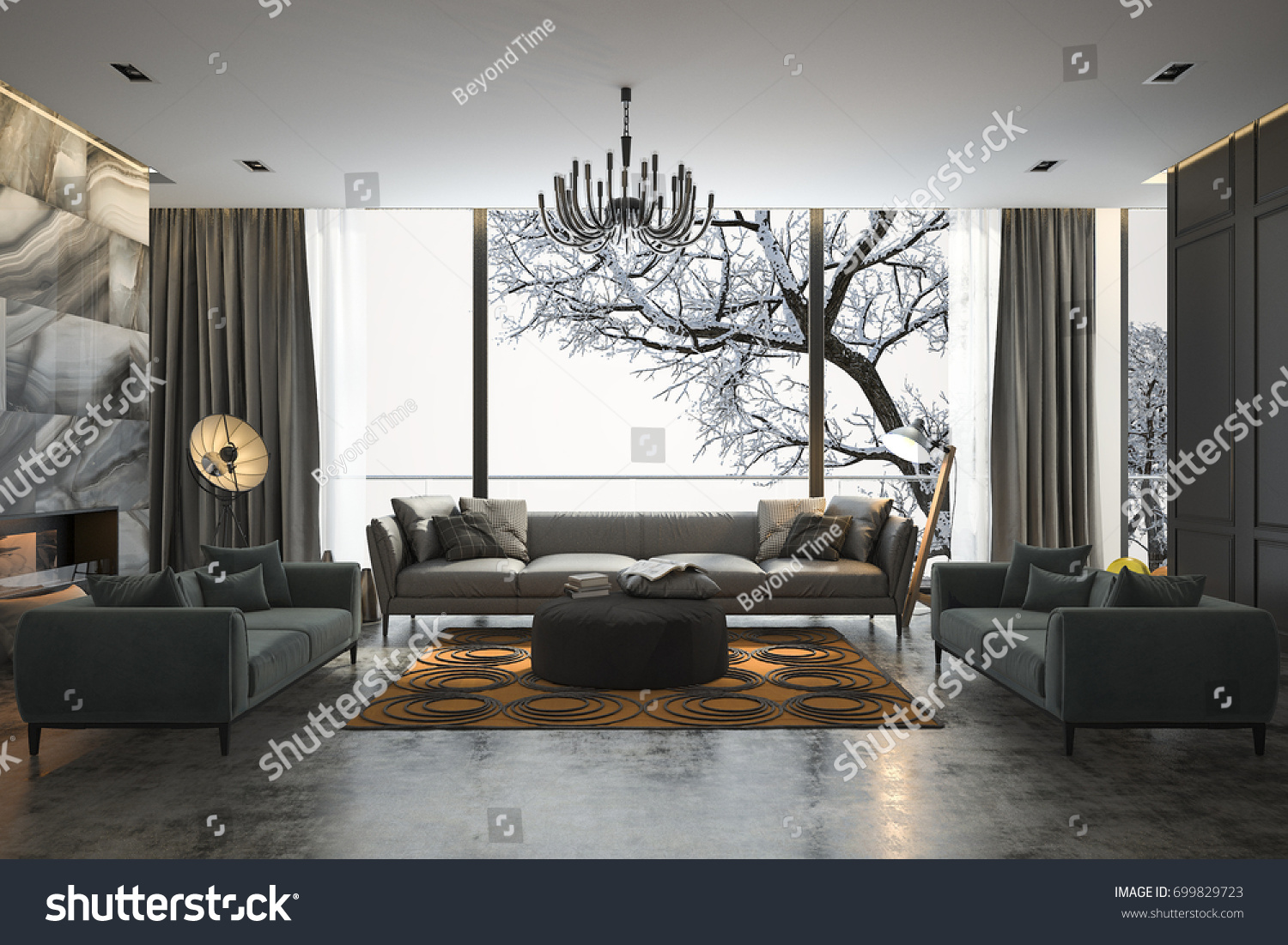 Fashion house living room wallpaper white window winter scene vine ... Fashion house living room wallpaper white window winter scene vine ...