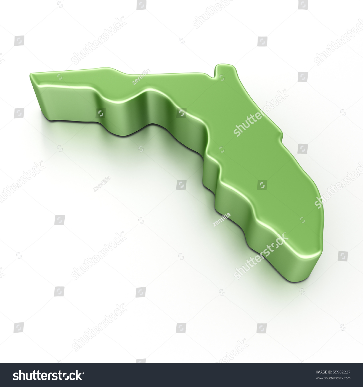 3d Rendering Florida Stock Illustration 55982227 - Shutterstock