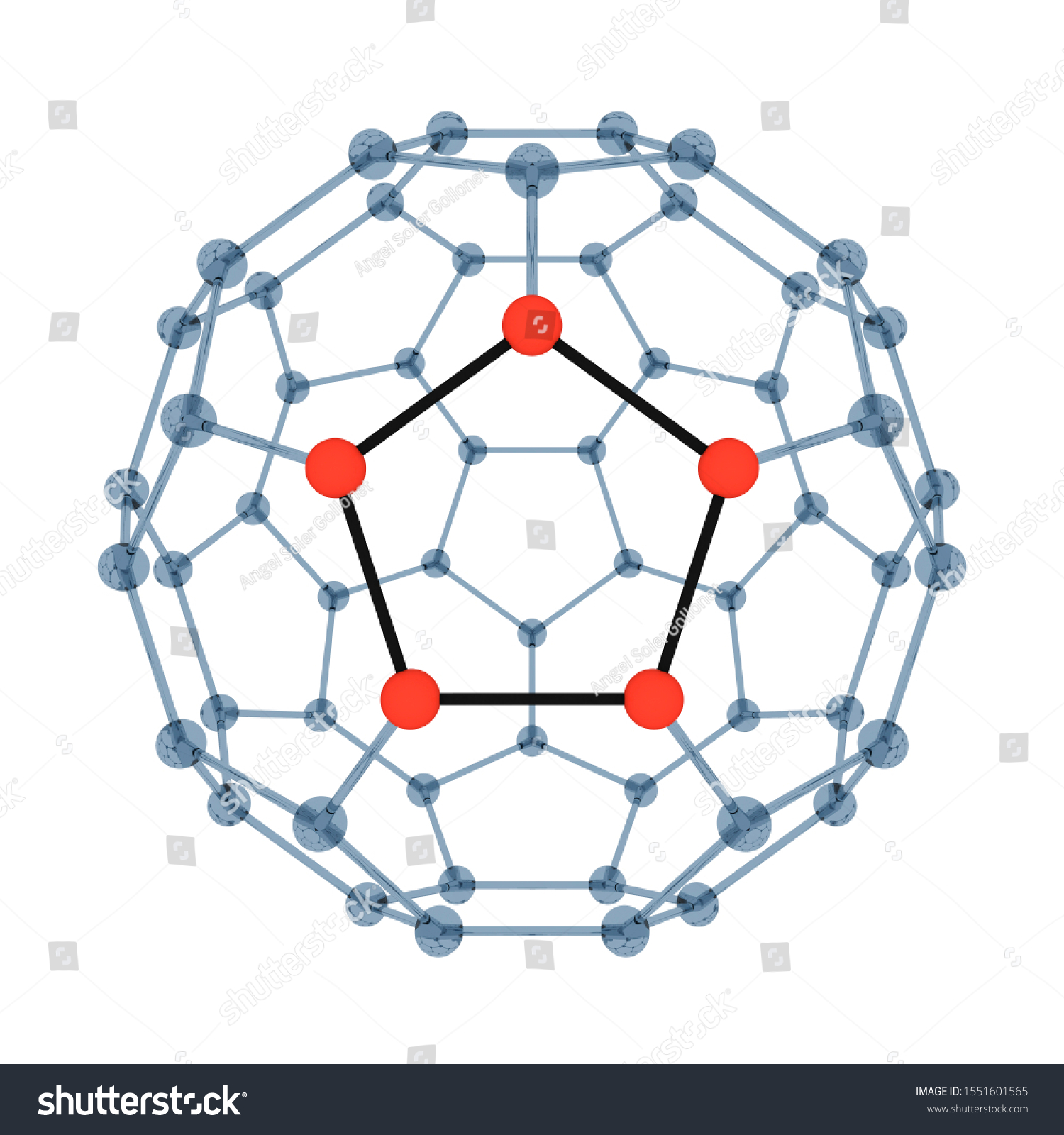 buckminsterfullerene molecule