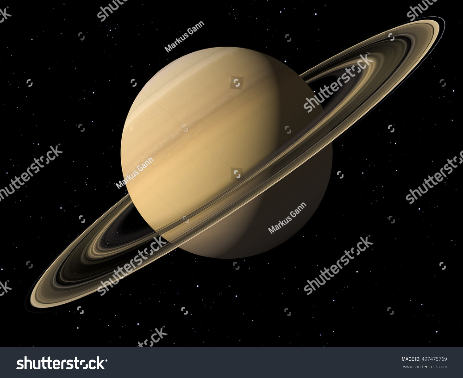 3d Rendering Planet Saturn Elements This Stock Illustration 497475769