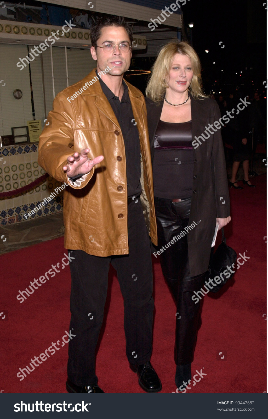 12dec99 Actor Rob Lowe Wife Sheryl Stock Photo 99442682 - Shutterstock