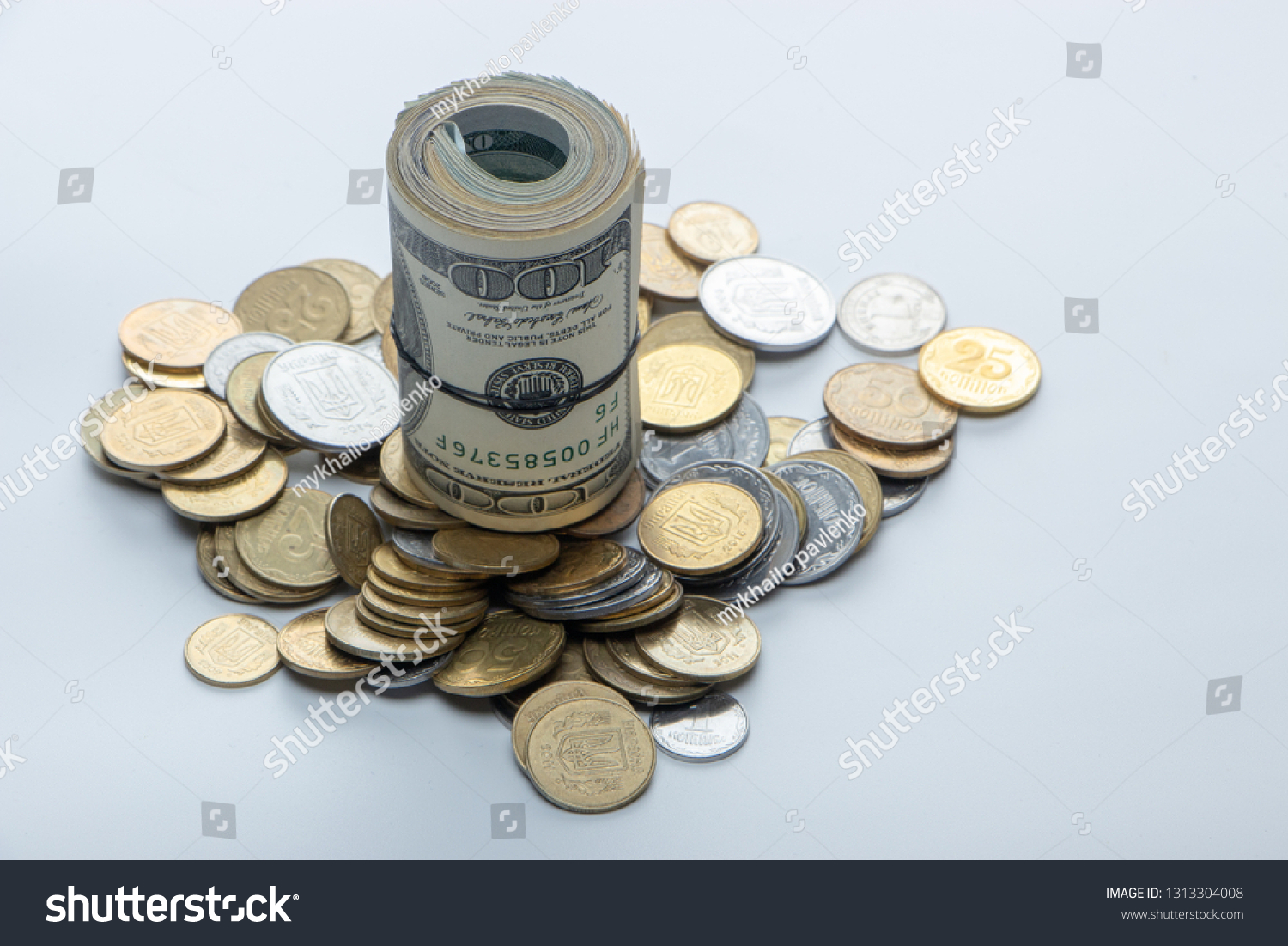 100 Dollar Bills Twisted Into Tube Stock Photo (Edit Now) 1313304008