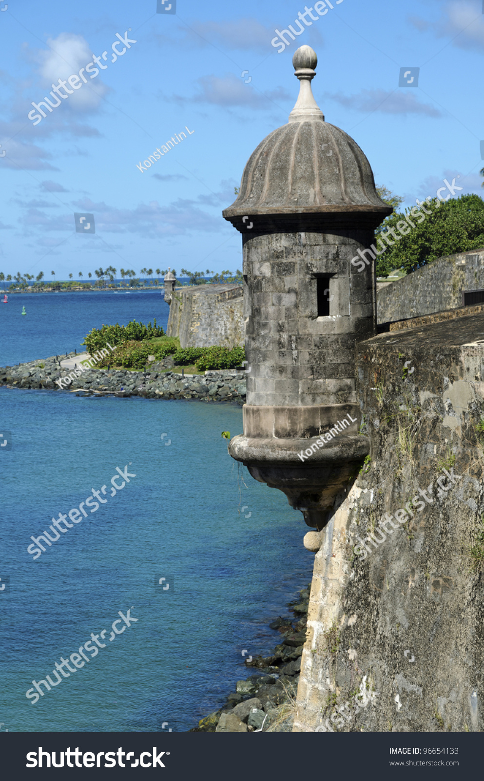 El Morro Fort In Old San Juan Stock Photo 96654133 : Shutterstock