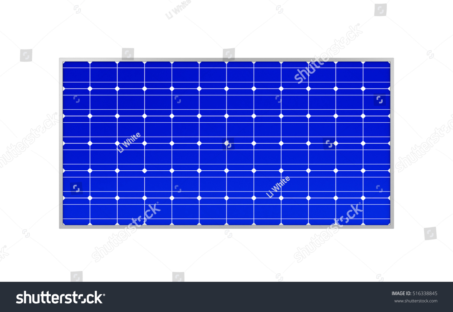 Electric Solar Panel. 3d Illustration - 516338845 : Shutterstock