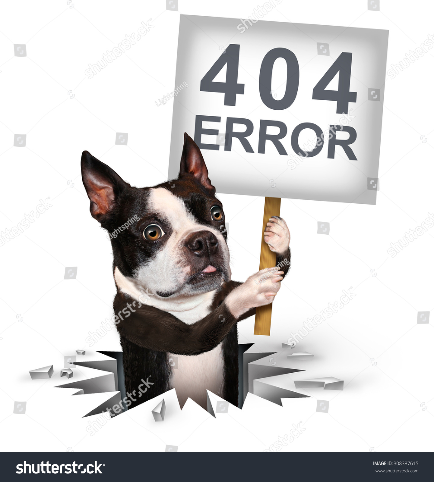 404 Error Page Not Found Concept Stock Illustration