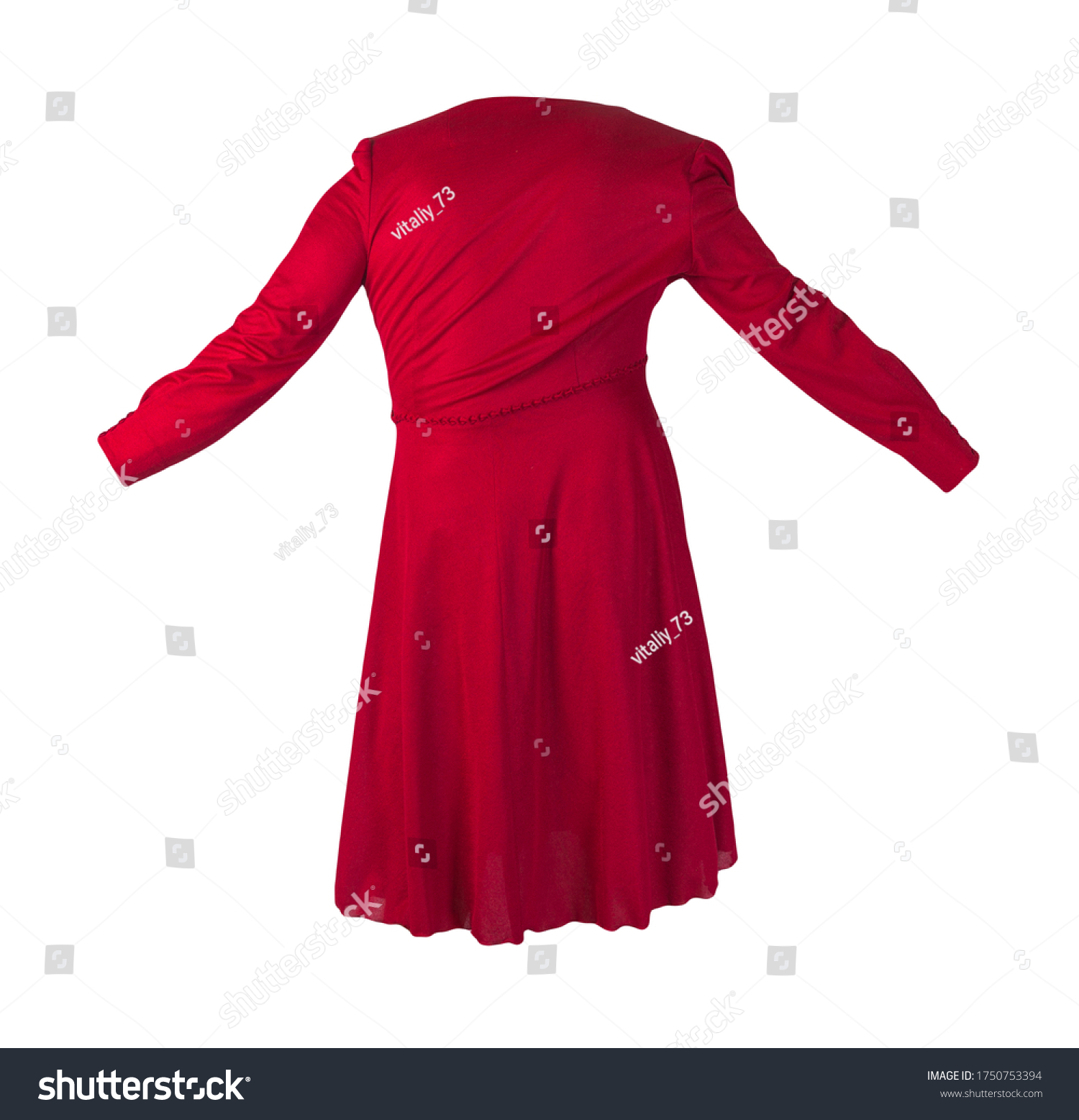 Combined Maxi Dress Red Chiffon Skirt ...