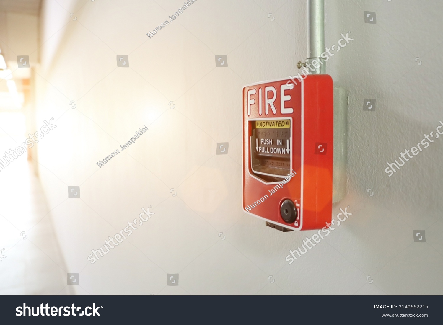 Fire Alarm Switch On Factory Wall Stock Photo 2149662215 | Shutterstock