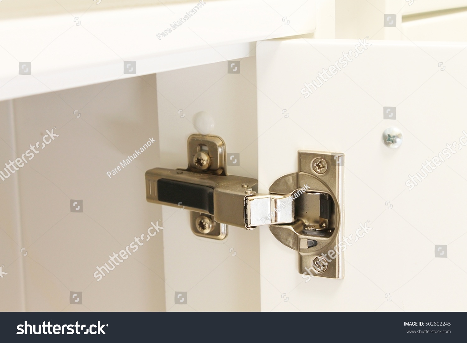 Fitting Wardrobe Hinge Doors Kitchen Cabinet Stock Photo 502802245   Stock Photo  Fitting Wardrobe Hinge Doors In Kitchen Cabinet 502802245 