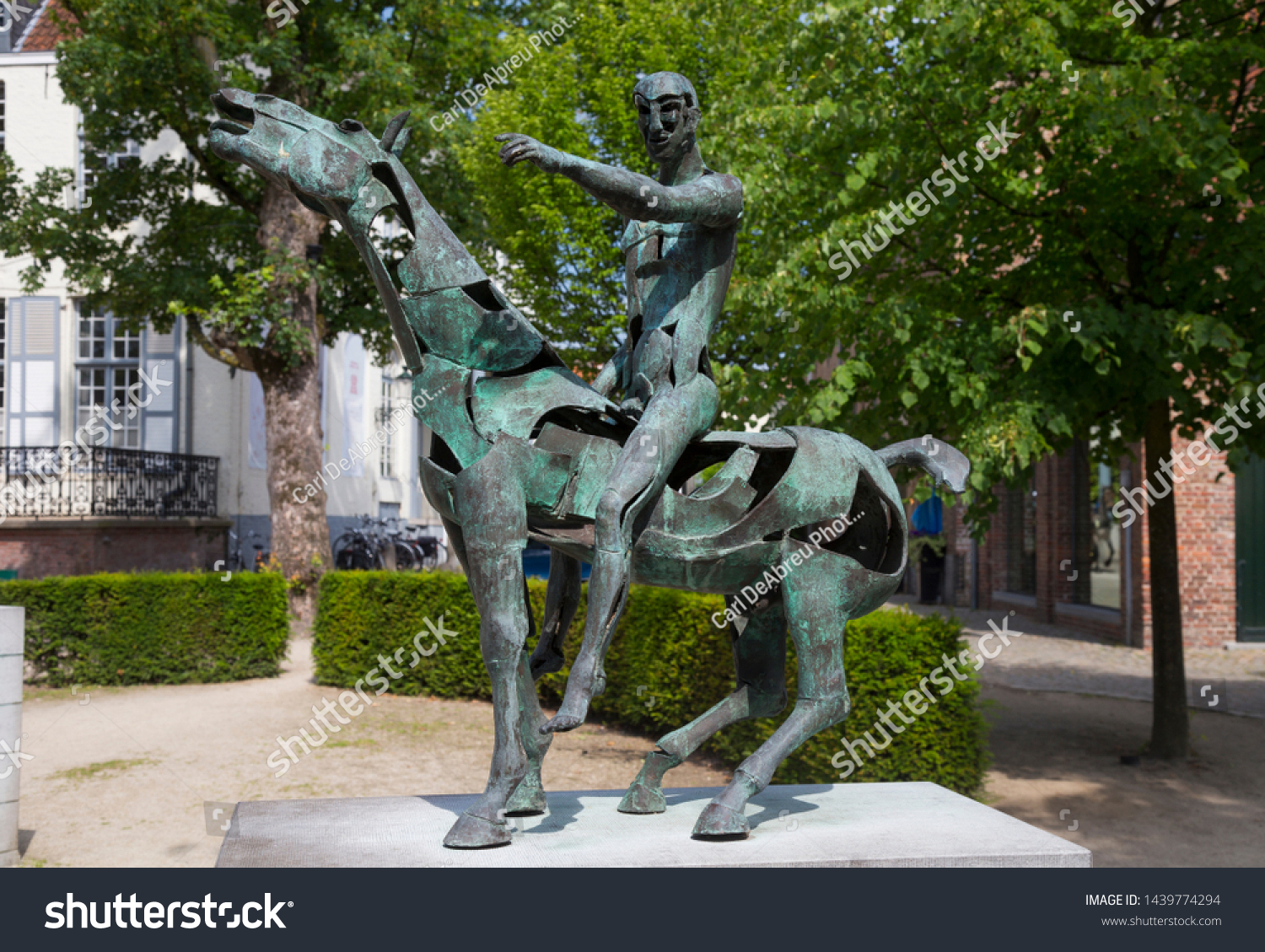 Four Horsemen Apocalypse Bronze Sculptures By Stock Photo 1439774294 ...