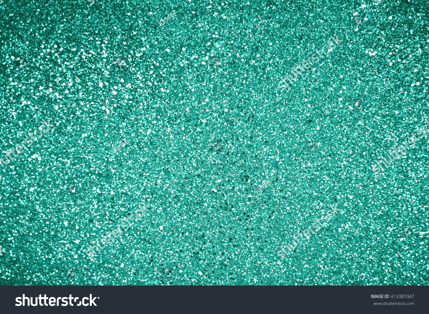 Glitter Turquoise Green Background Stock Photo 413381047 : Shutterstock