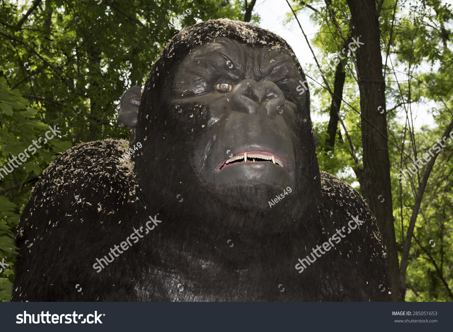Gorilla Were Africa Dimension Germ 165175 Stock Photo 285051653 ...