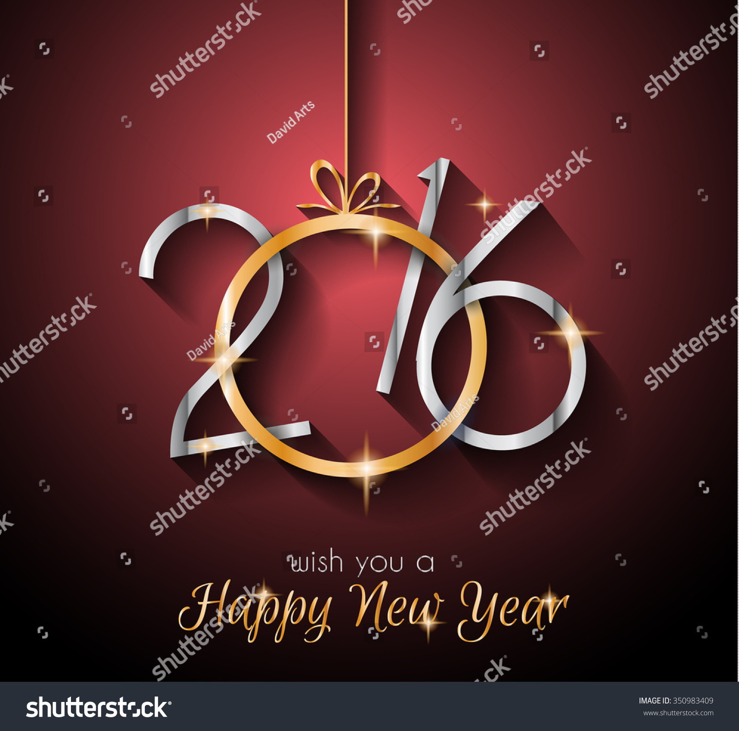 2016 happy new yearbackground for seasonal greetings cards parties