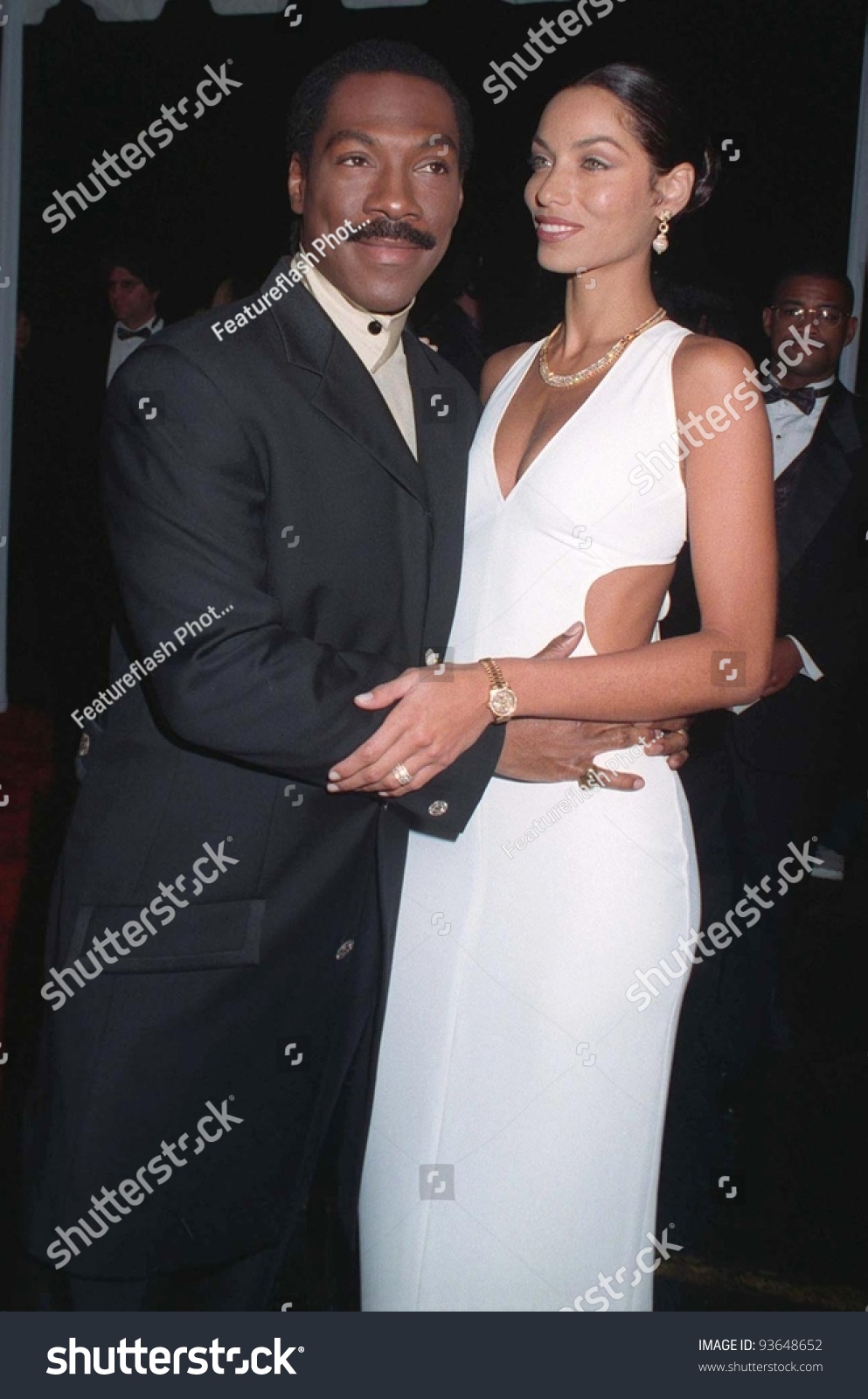 12jan97 Actor Eddie Murphy Wife Nicole Stock Photo (Edit Now) 93648652
