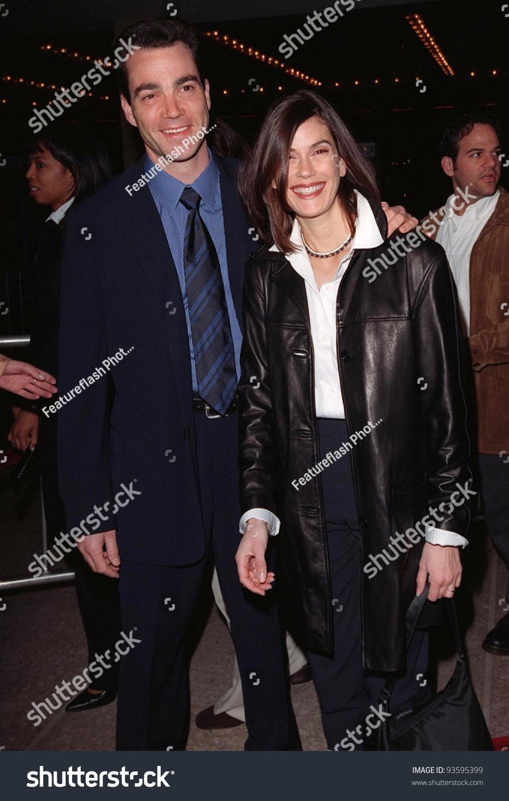 20jan98 Actress Teri Hatcher Husband World Stock Photo 93595399 ...