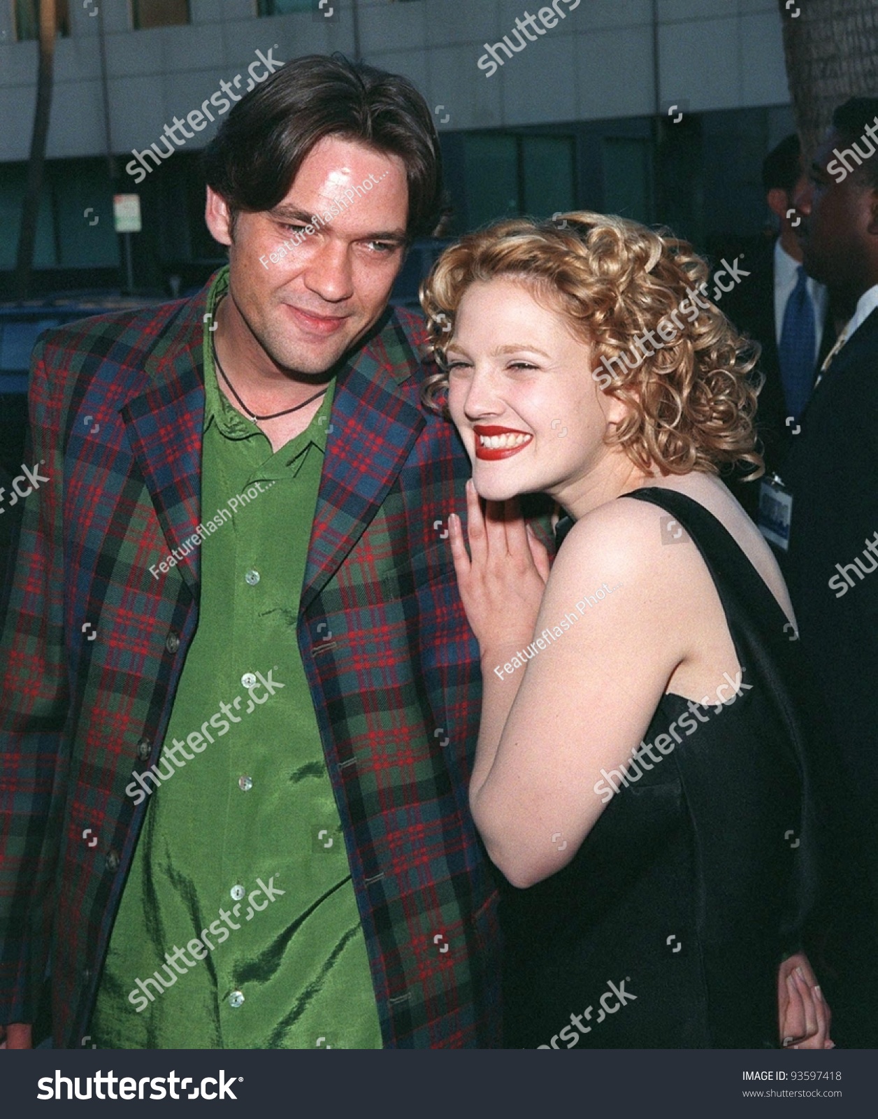 29jul98: Actress Drew Barrymore & Actor Dougray Scott At The World ...