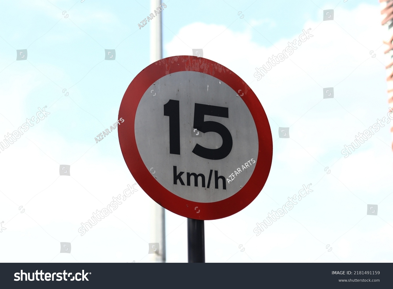 Kilometer Per Hour Signage Driver Stock Photo Shutterstock