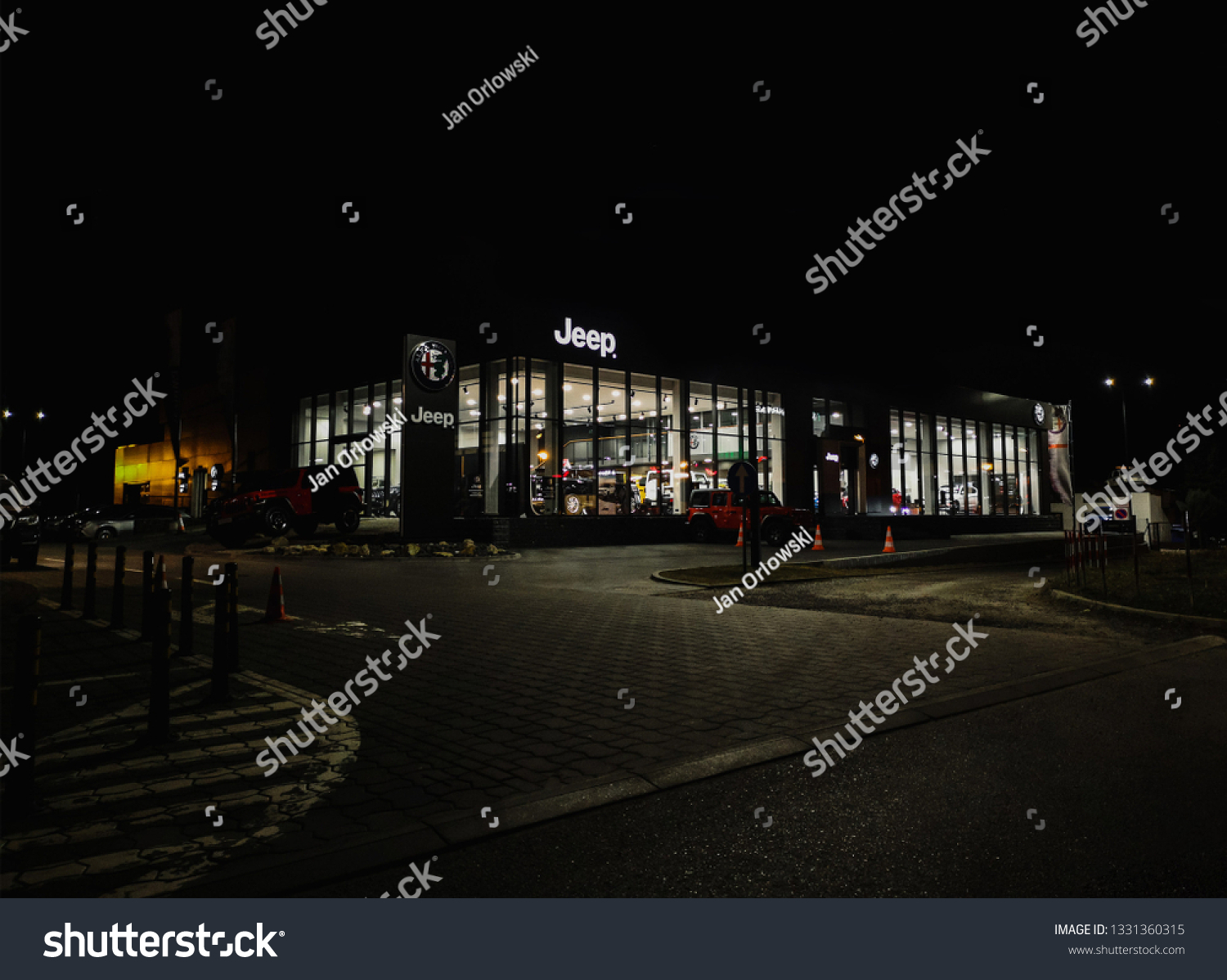 04032019 Poland Jeep Alfa Romeo Zasada Stock Photo Edit Now 1331360315