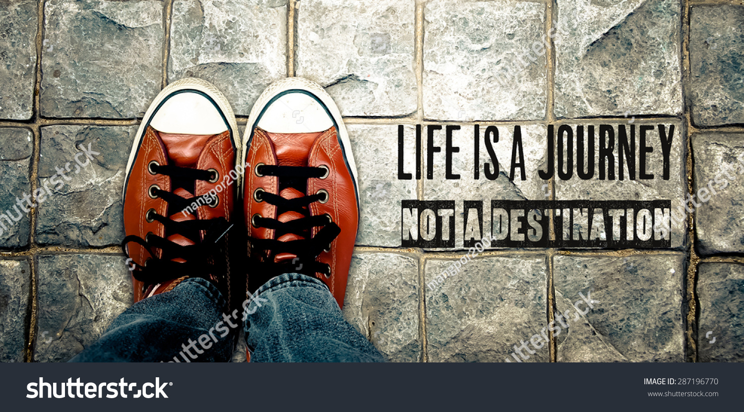 Life is a journey not a destination Inspiration quote