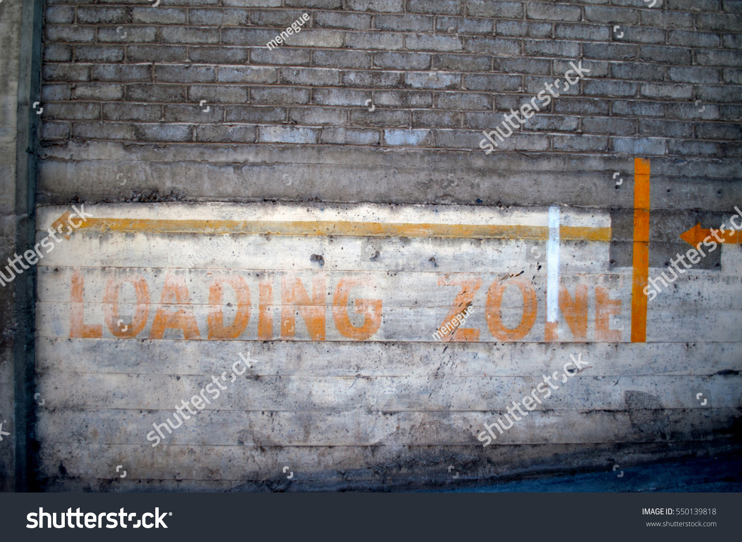 Loading Zone Sign Stock Photo 550139818 | Shutterstock