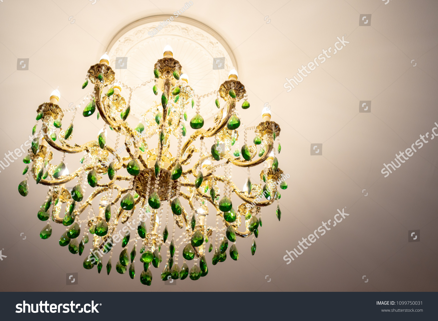 Luxurious Crystal Chandelier Lighting Ceiling Conference