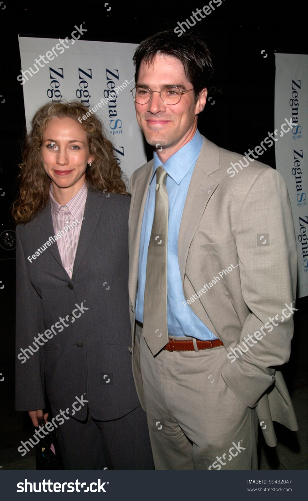 22mar2000 Actor Thomas Gibson Wife 2nd Stock Photo Edit Now 99432047