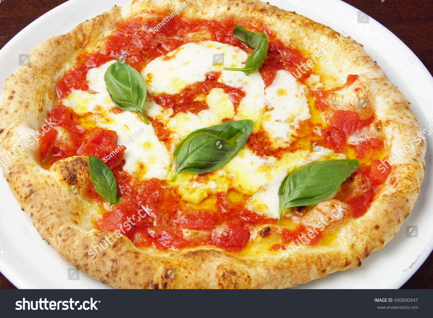 Margherita Pizza Naples Pizza Stock Photo 690890947 Shutterstock