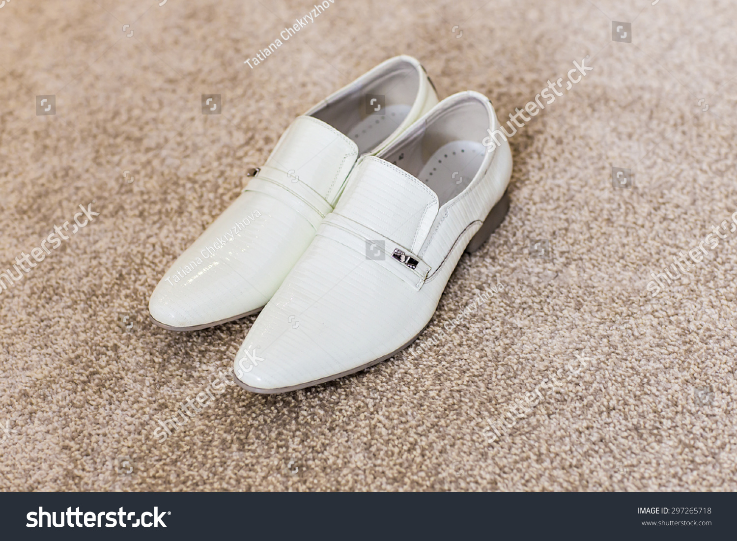 men ivory wedding shoes