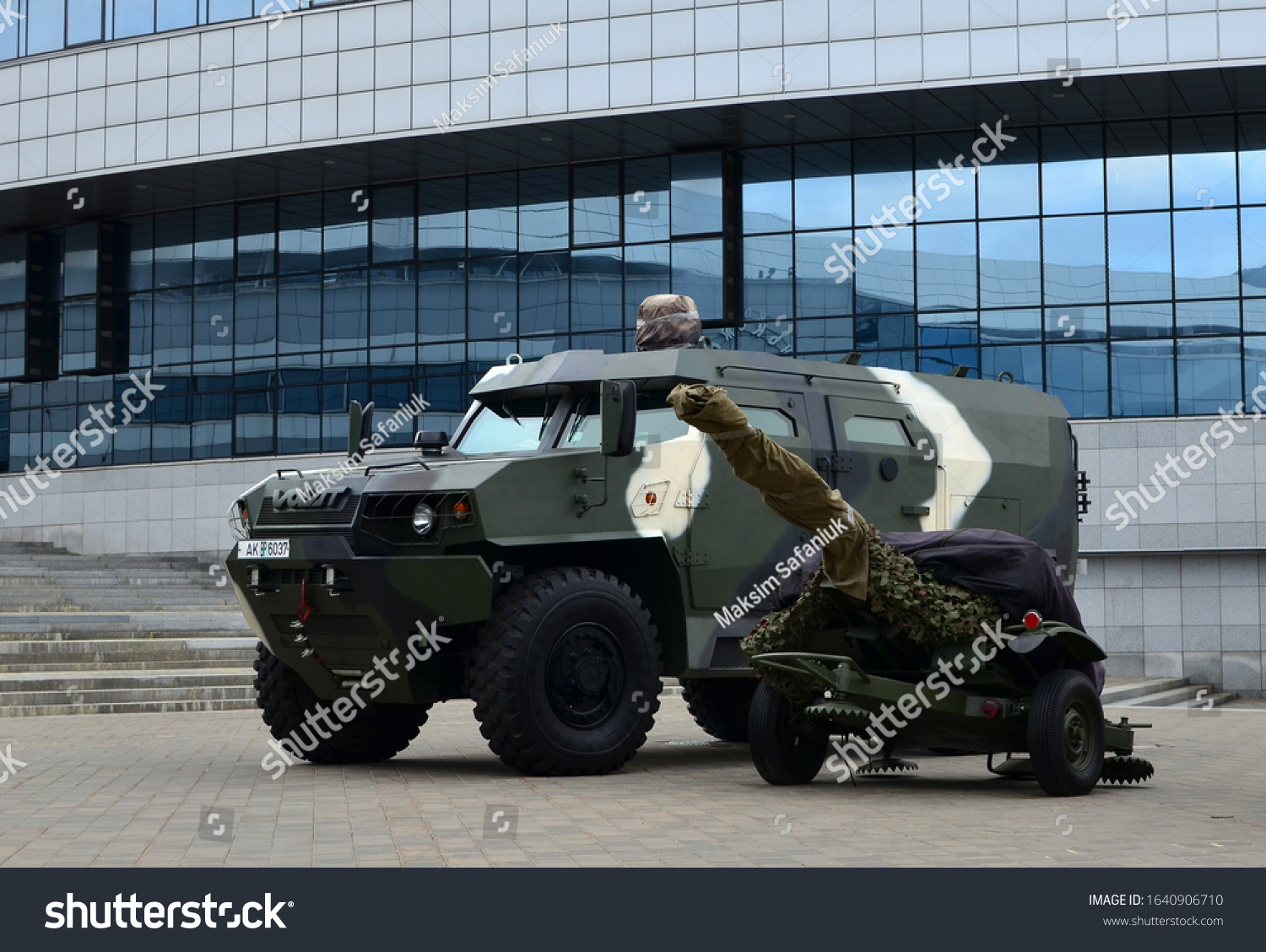 13052019 Minsk Military Exhibition Milex2019 Mrap Stock Photo ...