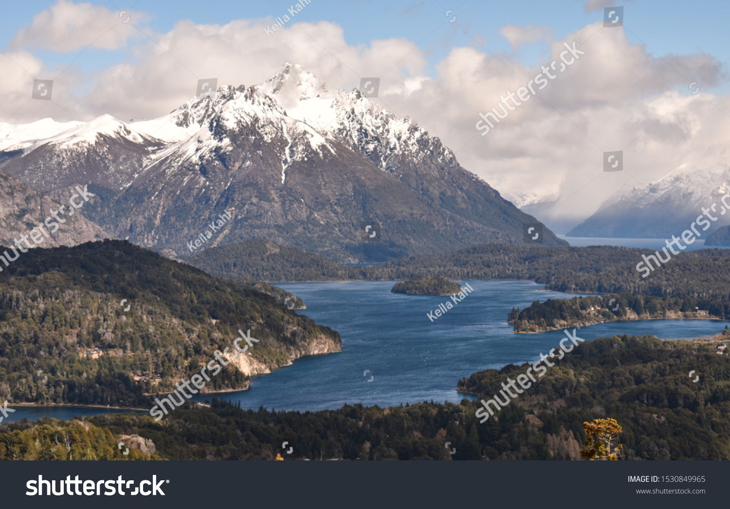 Mirador Del Cerro Campanario Bariloche Stock Photo 1530849965 ...